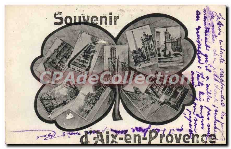 Aix-en-Provence — Souvenir — éditeur inconnu, n° de série non visible