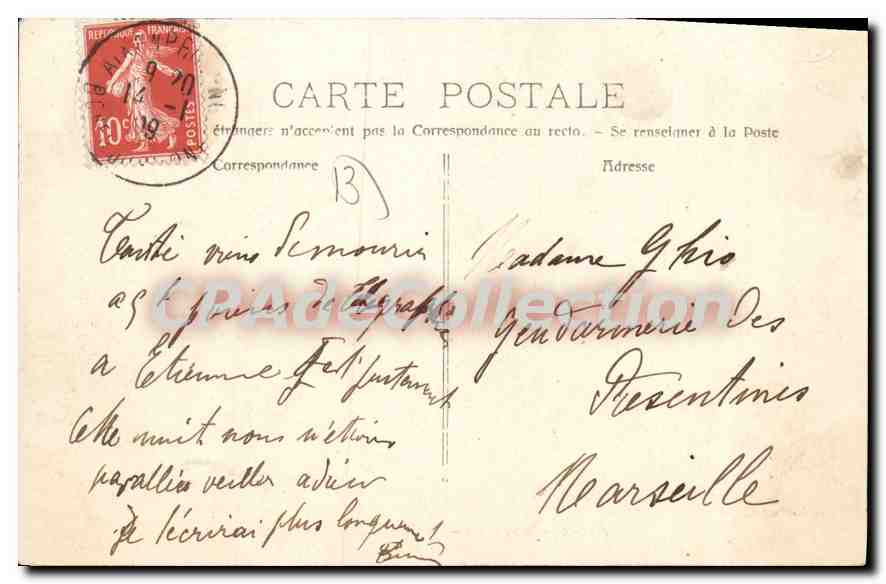 Aix-en-Provence — Le Jardin de la ville — Édition C. Martinet — Rückseite