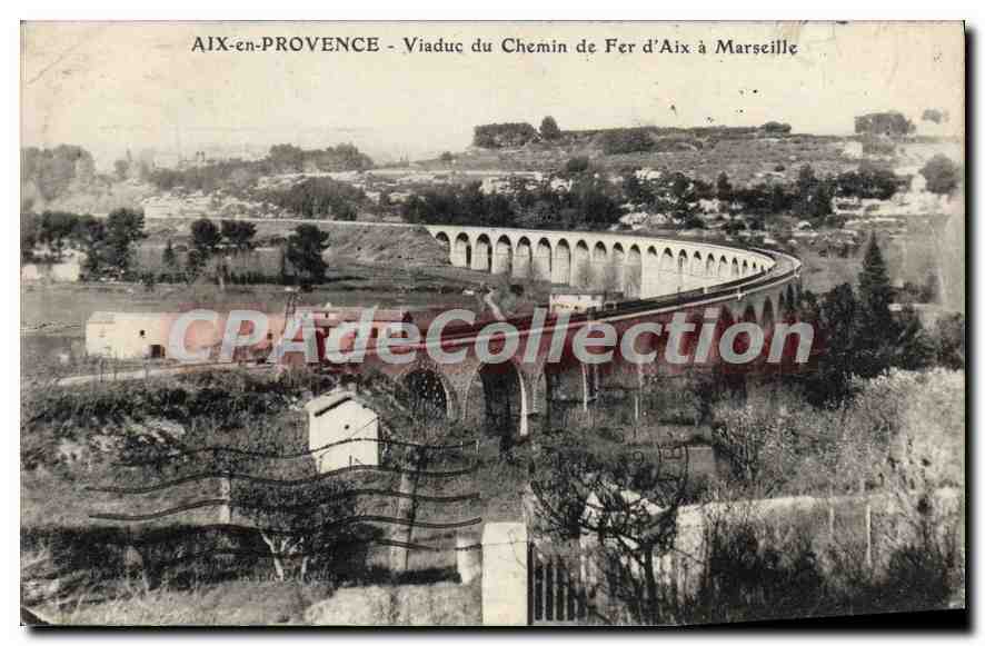 AIX-en-PROVENCE - Viaduc du Chemin de Fer d'Aix à Marseille