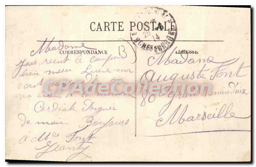 Aix-en-Provence — L'École Normale — LL. — N°17 — Rückseite