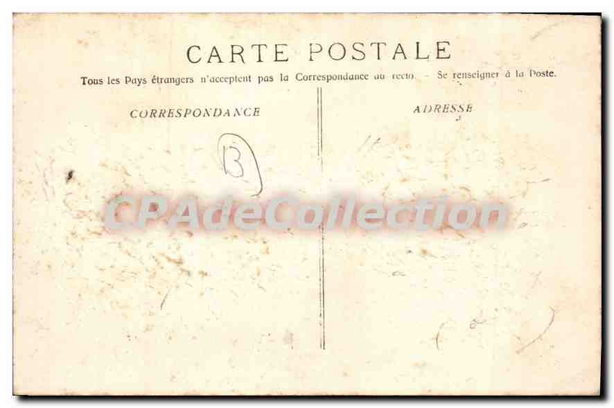 Aix-en-Provence — Vue d'Ensemble du Tombeau Sec — Collection Jaussaud — Verso