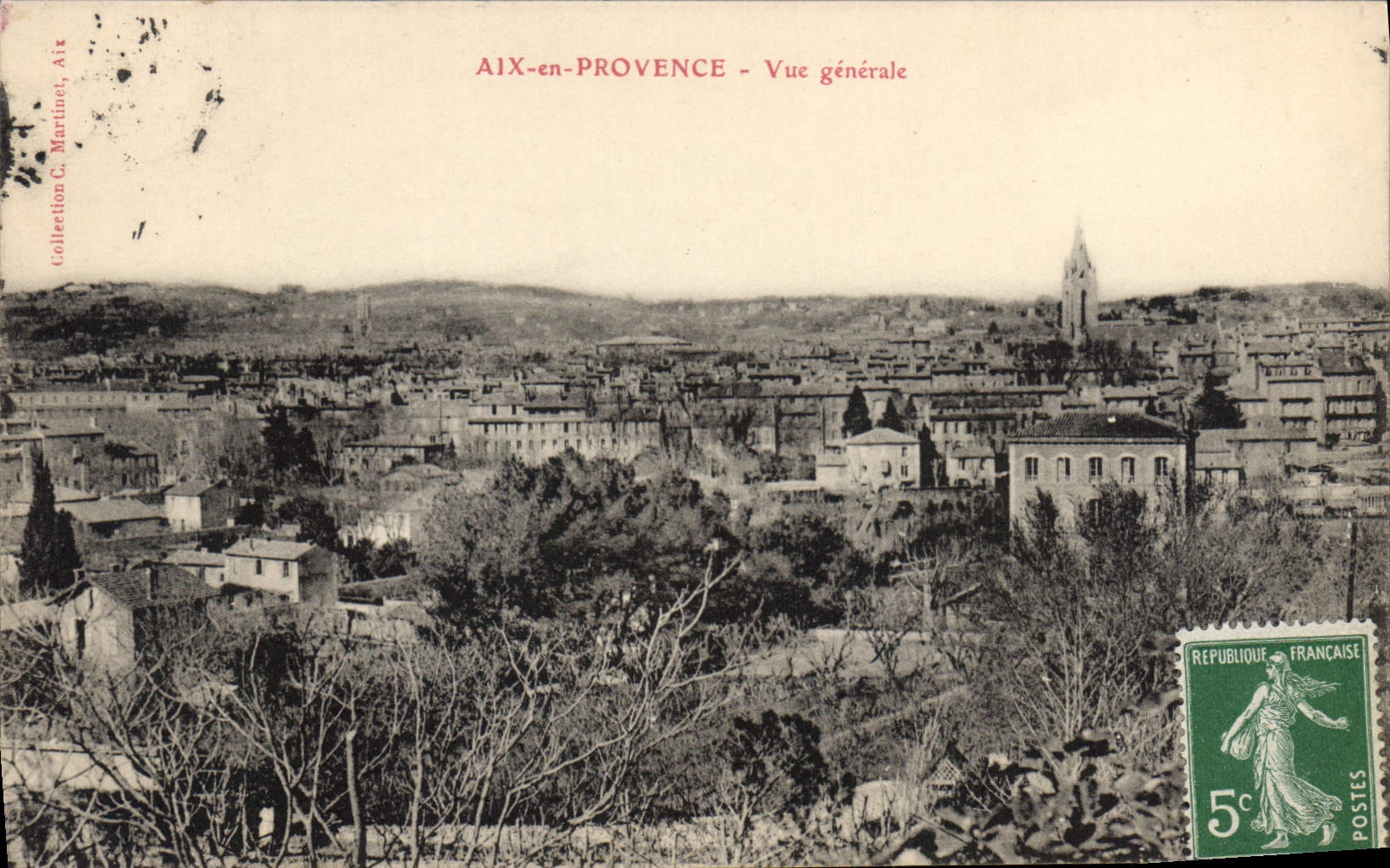 AIX-en-PROVENCE - Vue générale — C. Martinet, éditeur