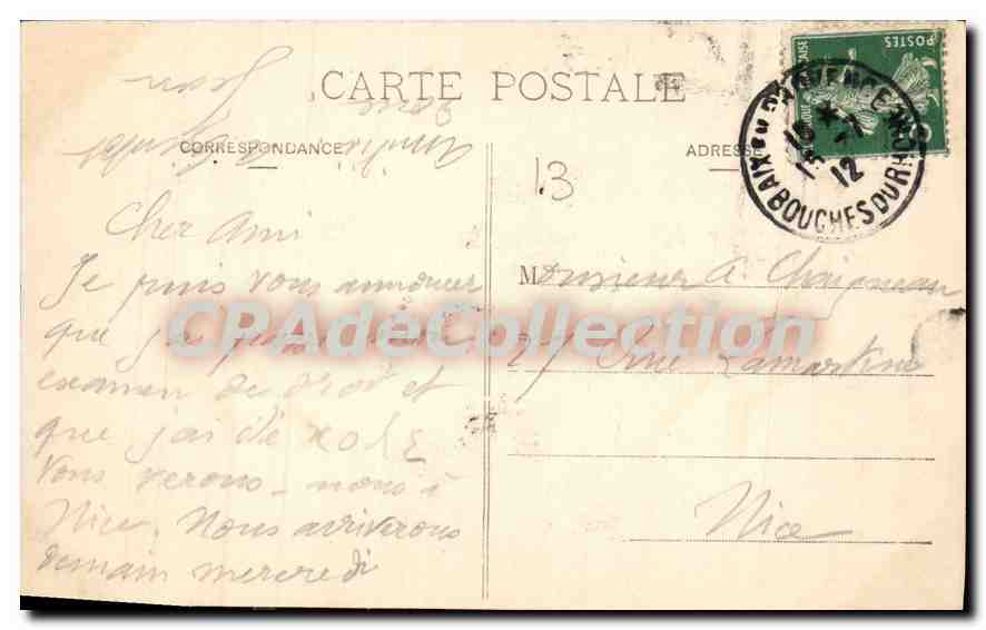 AIX-en-PROVENCE - Vue générale — C. Martinet, éditeur — Reverso