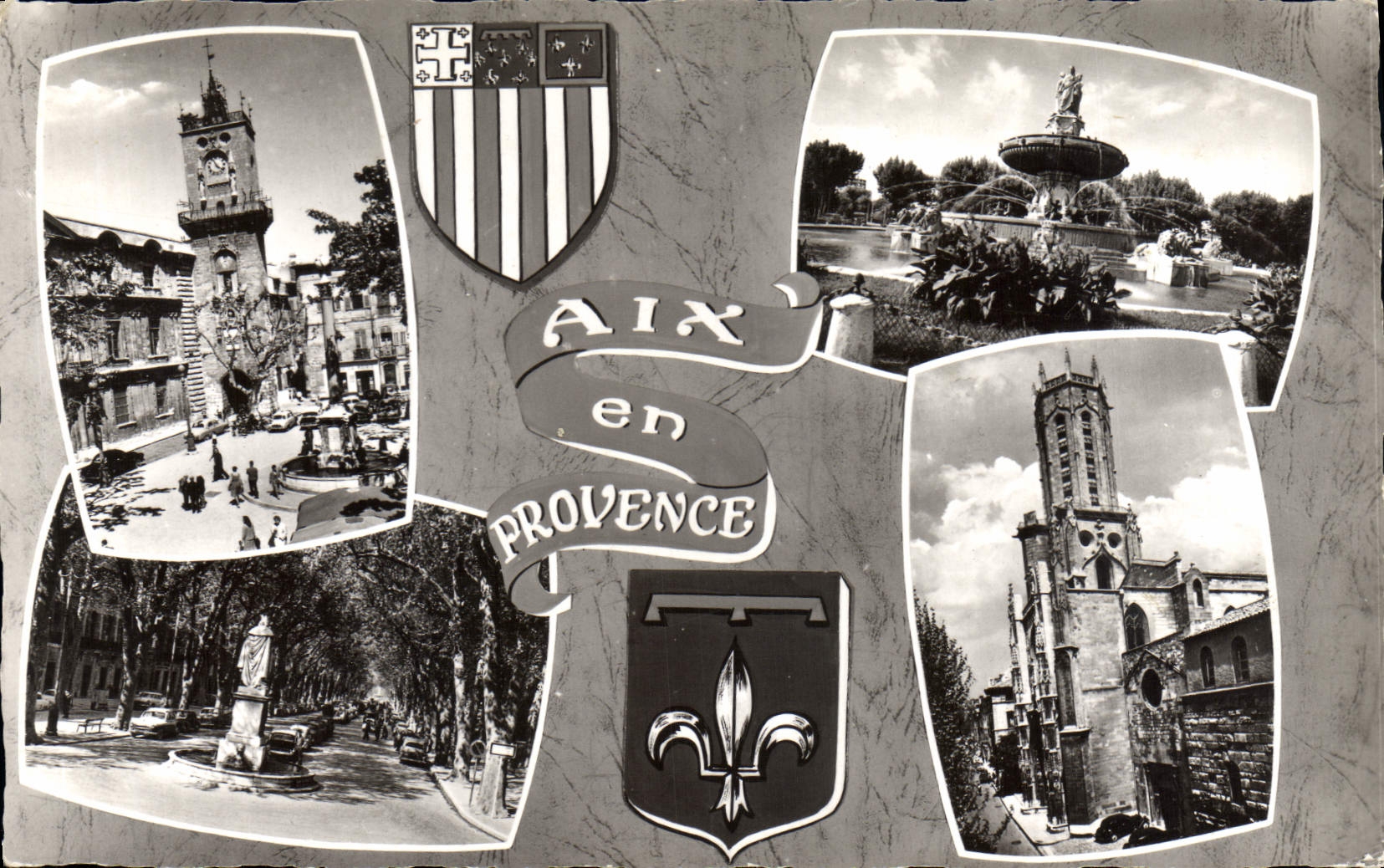 Aix-en-Provence — vue panoramique — Éditions de France, Marseille