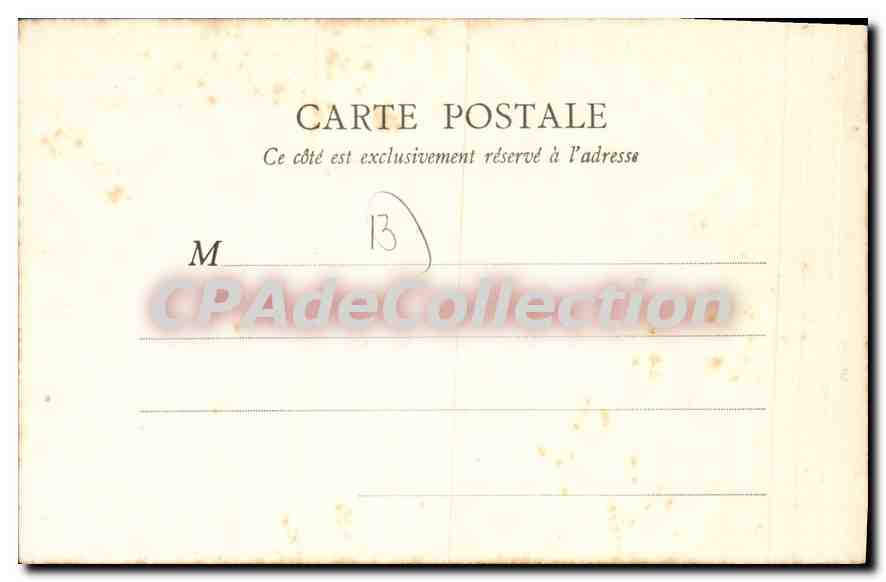 Marseille — Kai des Hafens — Alten Hafen — G. F. Paris — Rückseite