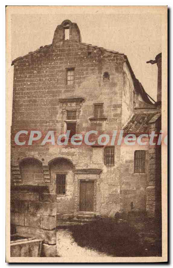 Les Baux - Casa de los Porcellets — G.-L. Arlaud, edit., Lyon, n° 59 - Anverso