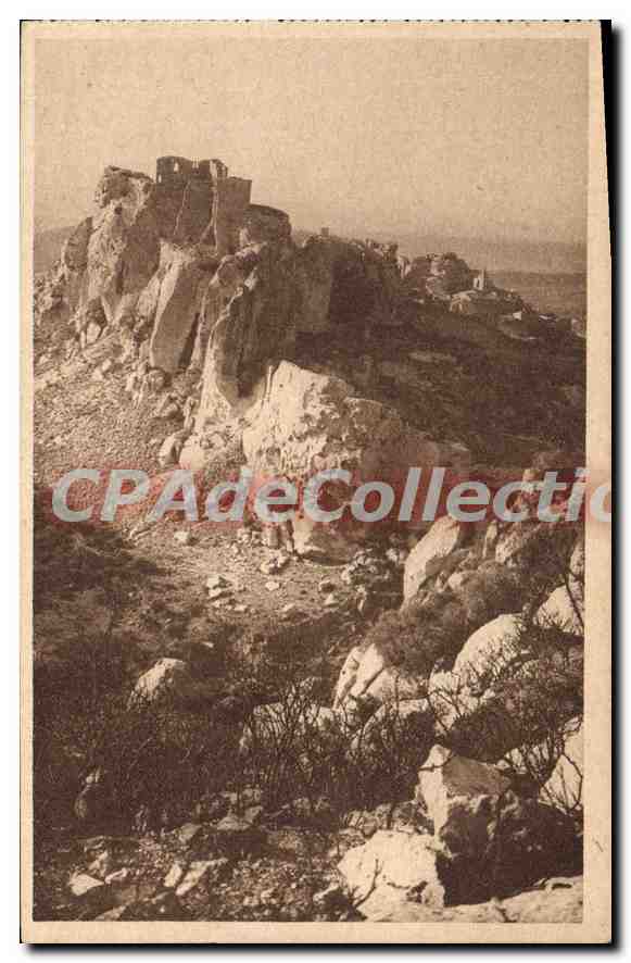 Les Baux — Vue prise du Camp des Marines — G.-L. Arlaud, édit. Lyon