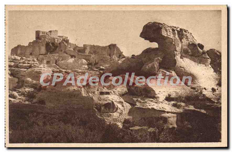 Les Baux — Vista delle carriera di Sarragan — G. L. Arlaud, editore, Lione