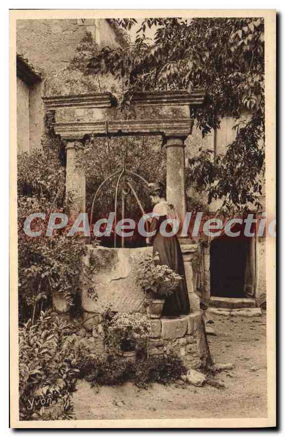 CPA Un Vieux Puits B du Rhone 