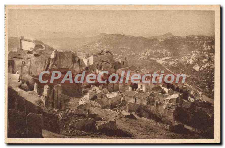 Les Baux — Vistas de la Torre-Sarrazine — G.-L. Arlaud, ed. Lyon
