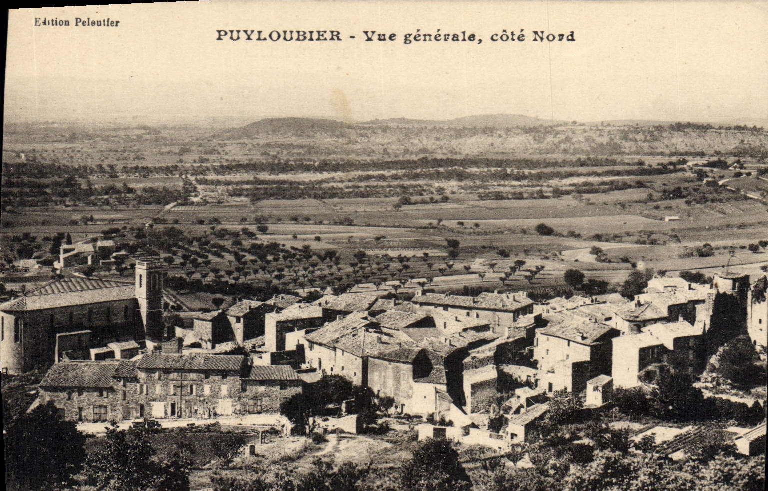 Puyloubier - Vue générale, côté Nord — Édition Peloutler
