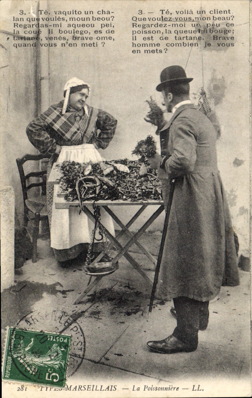 La Poissonnière — LL. — Types Marseillais