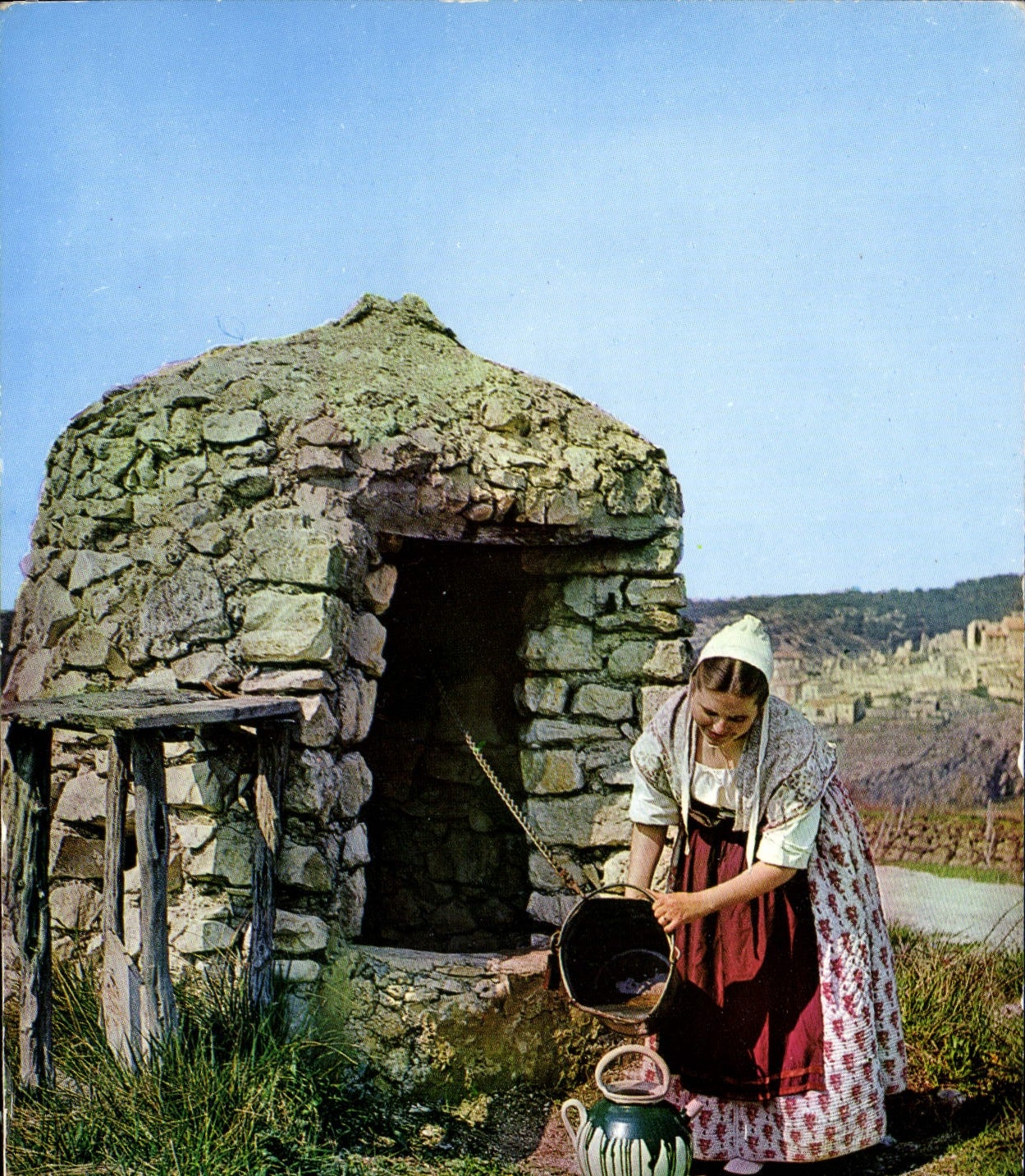 Scène Provençale au Puits — Éditions G.A.L. n°3089