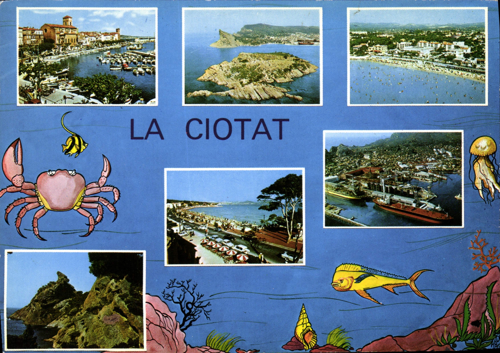 La Ciotat — vue panoramique et côtes — Éditions Nature