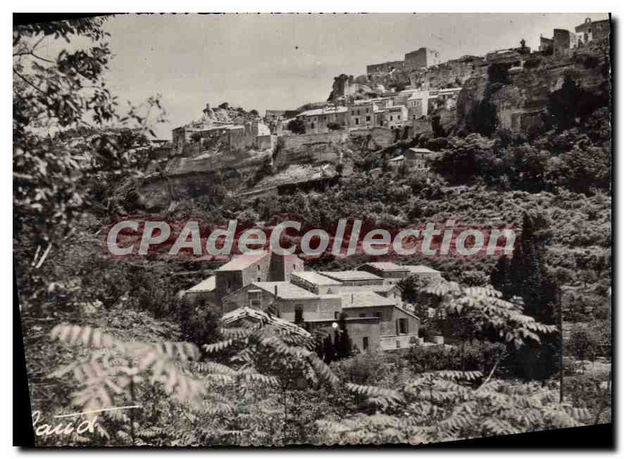 Les Baux-de-Provence — Ville et Château vus du Vallon de la Fontaine — Éditions Arlada Marseille