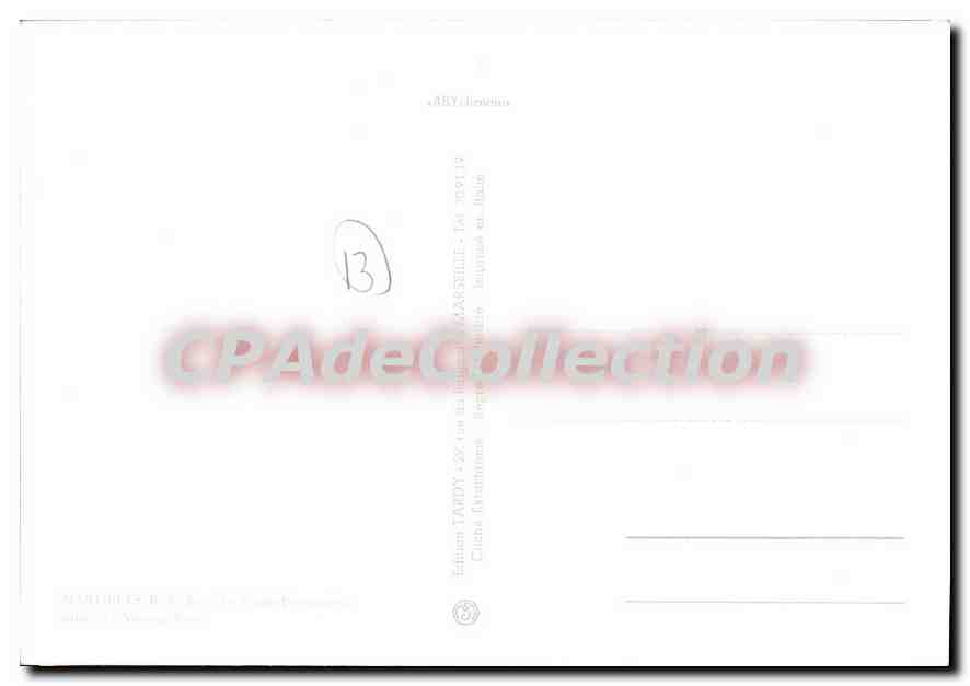 Ary — Pont levant sur le port — Édition TARDY — Rückseite