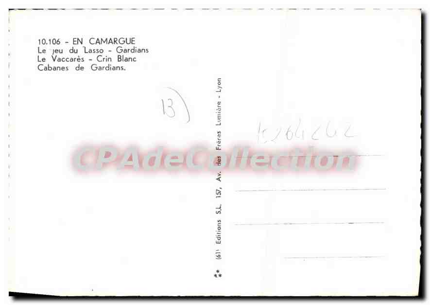 Camargue — Scènes de vie et paysages — Éditions des Frères Lumières, Lyon — Reverso
