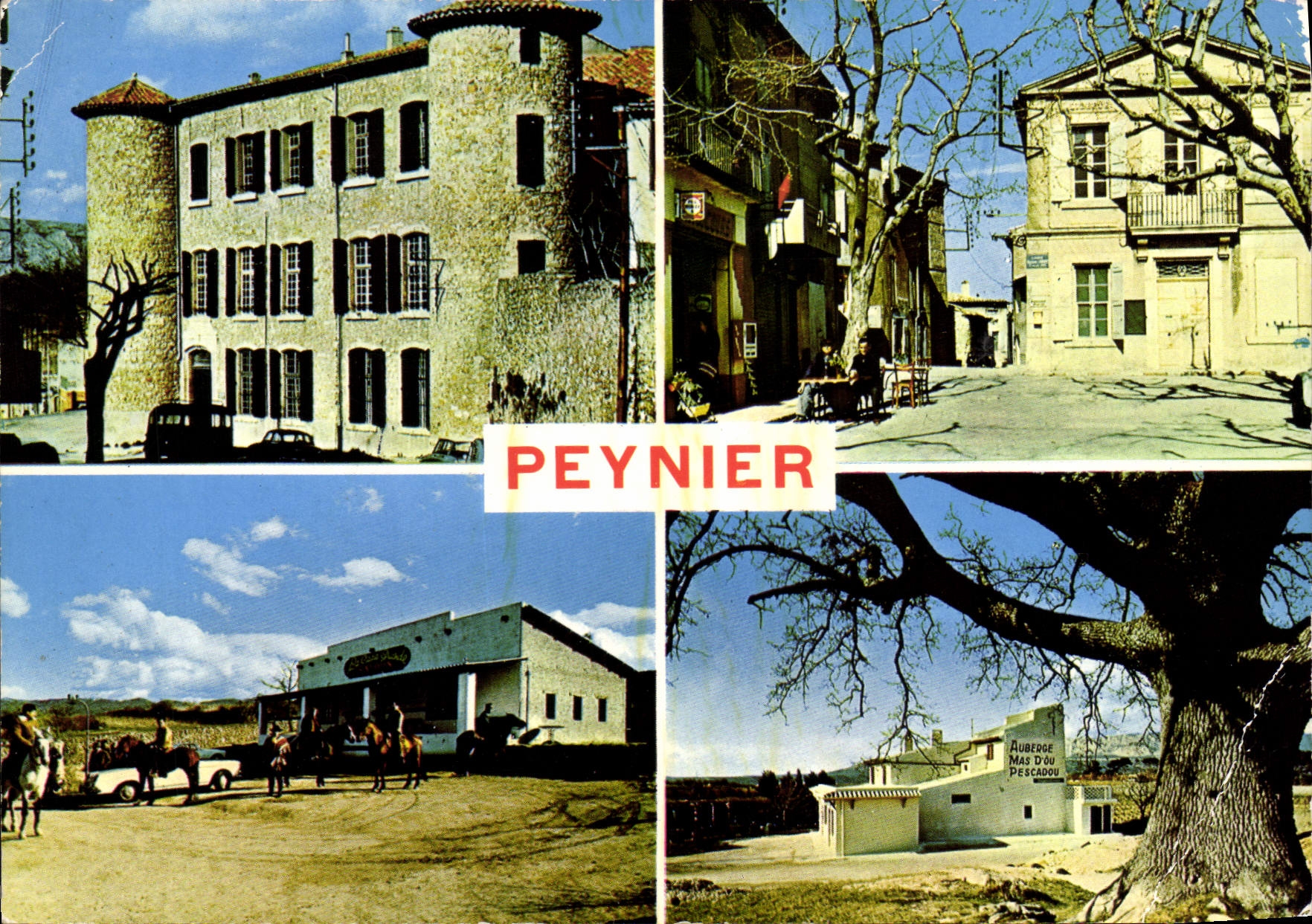 Peynier — vue de la ville et de l'auberge — Société Éditions de France