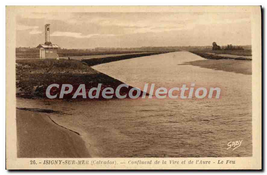 Isigny-sur-Mer (Calvados) — Zusammenfluss der Flüsse Vire und Aure — Das Feuer — Saby