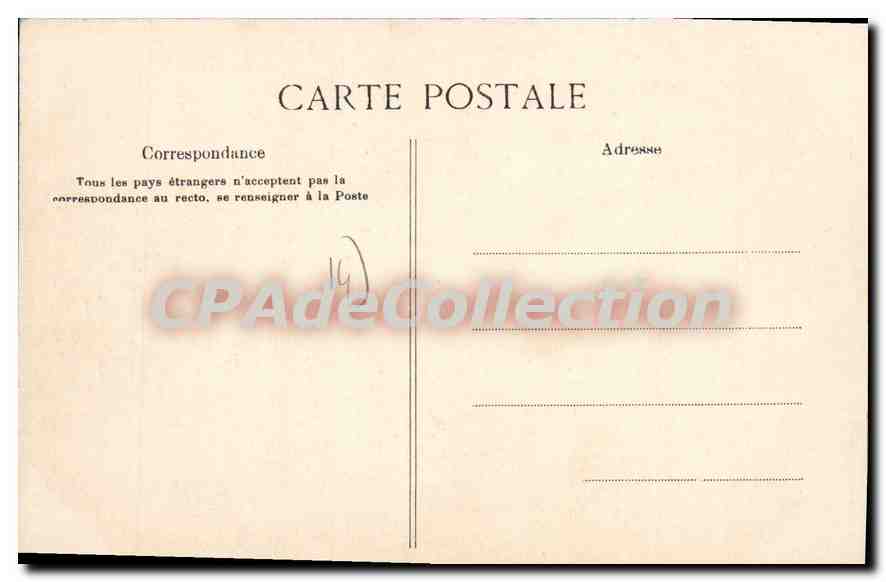 Environs d'Arromanches — Mademoiselle de Fontenailles — La Normandie — La C.P.A. n°3301 — Verso