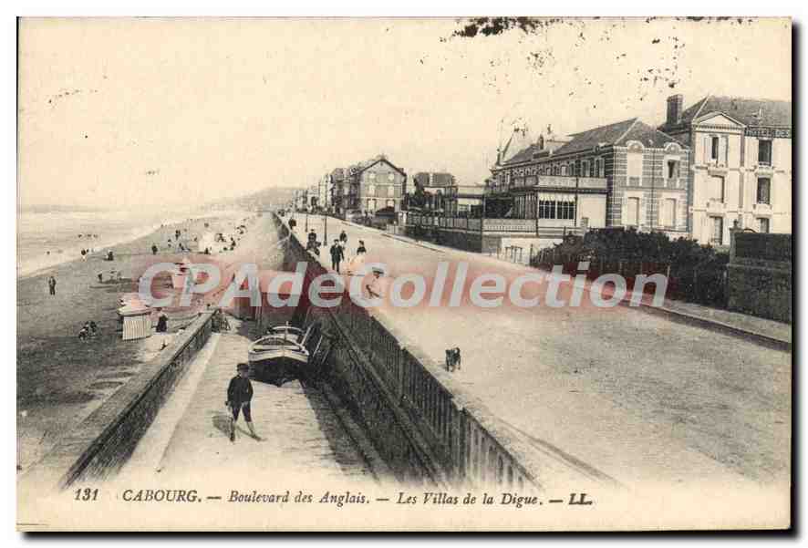 Cabourg — Boulevard des Anglais — Les Villas de la Digue — LL