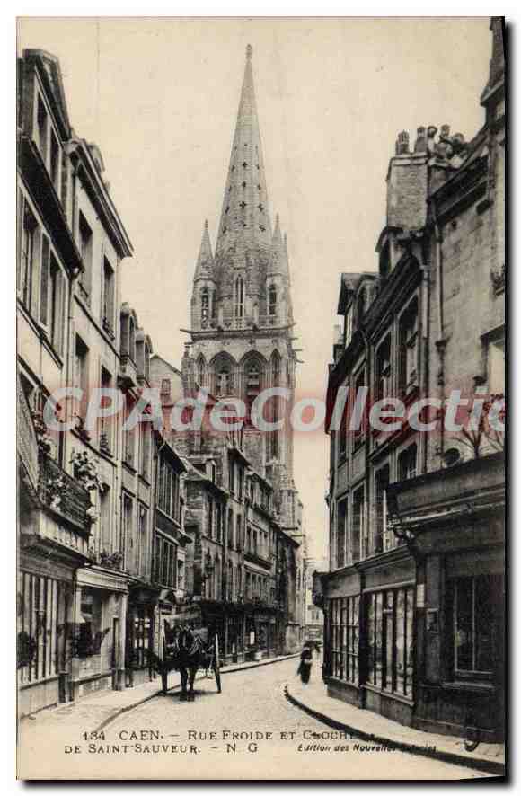 Caen — Straße Froide und Crouche von Saint-Sauveur — Edition des Nouvelles Géographiques