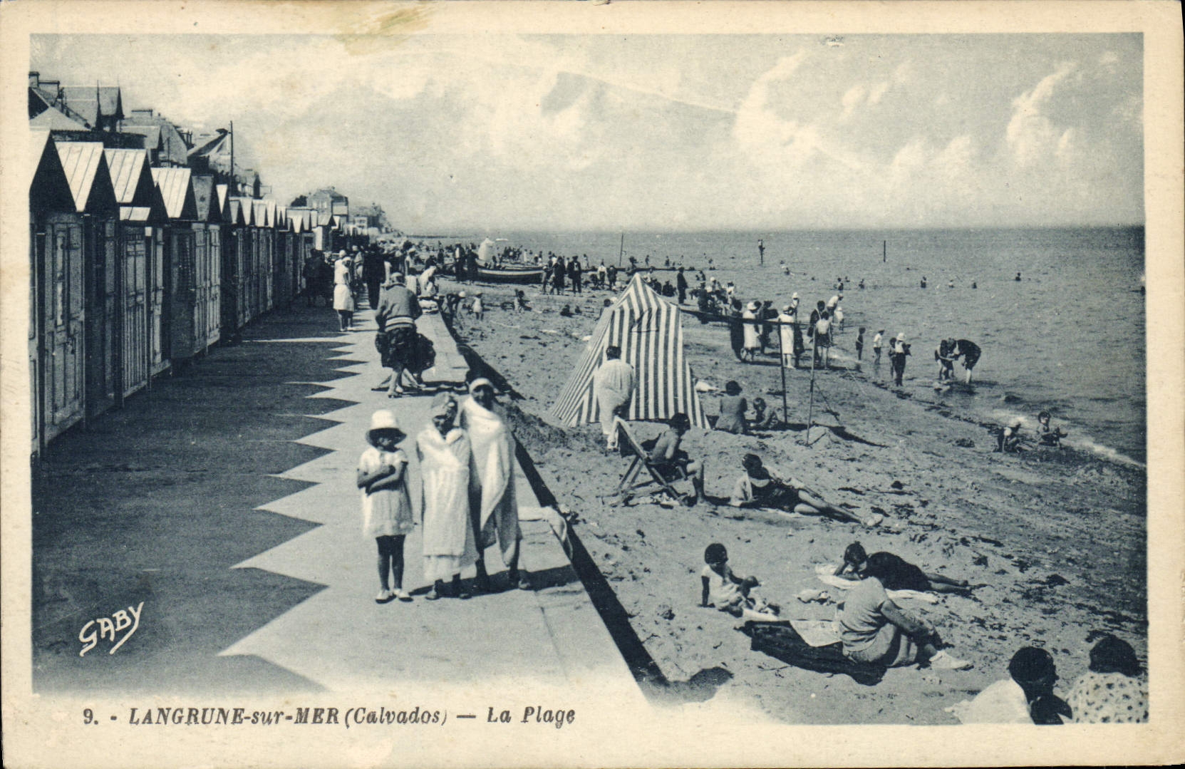 Langrune-sur-Mer (Calvados) — La Plage — Saby, n°9