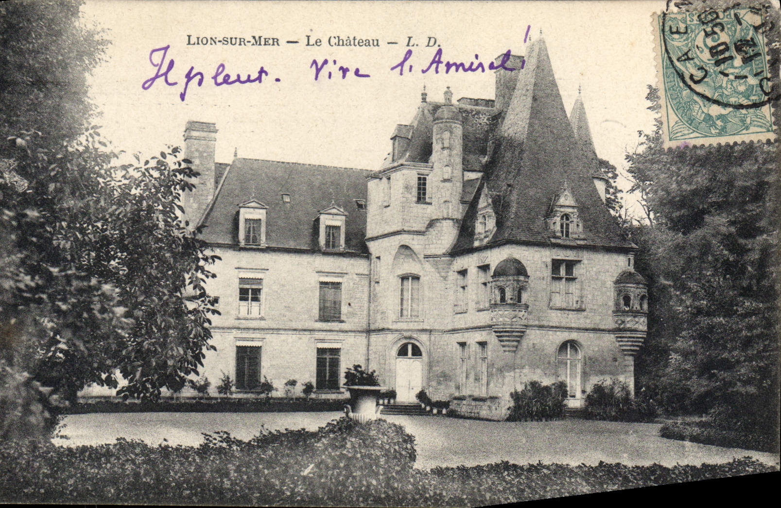 Lion-sur-Mer — Le Château — L. D.