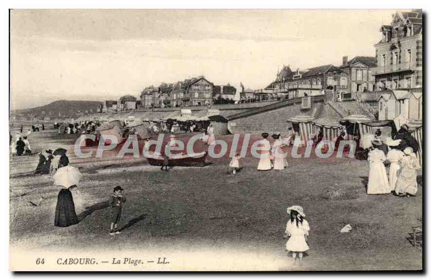 Cabourg — Die Strand — LL. — Nr. 64