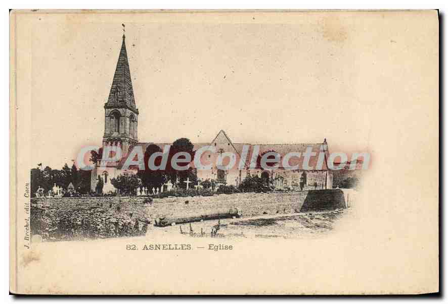 CPA Asnelles Eglise 