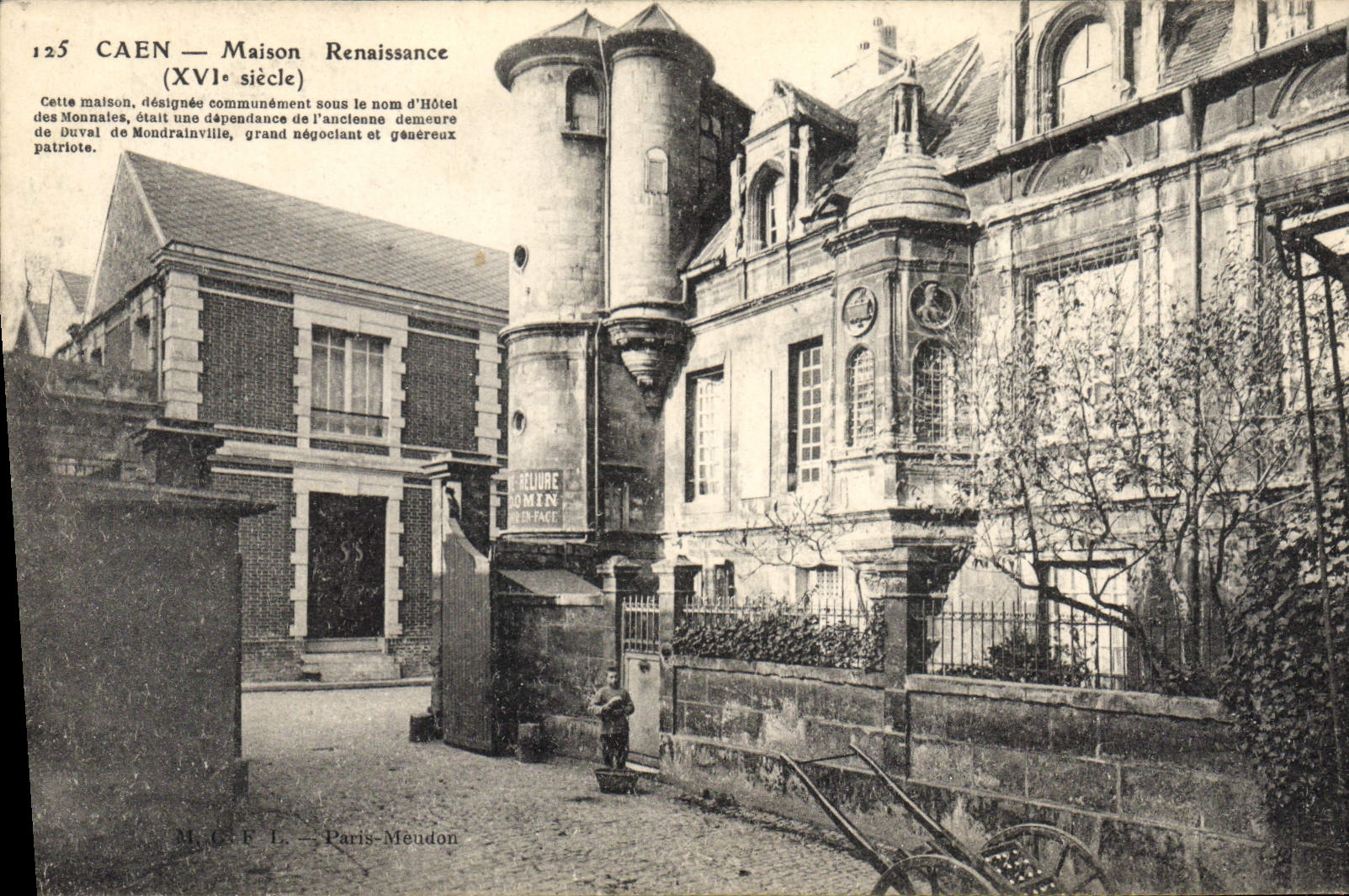 CPA Caen Maison Renaissance XVI siecle 