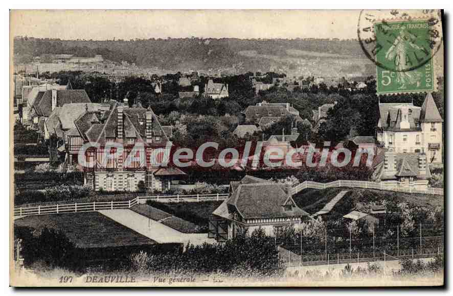 CPA Deauville Vue generale 