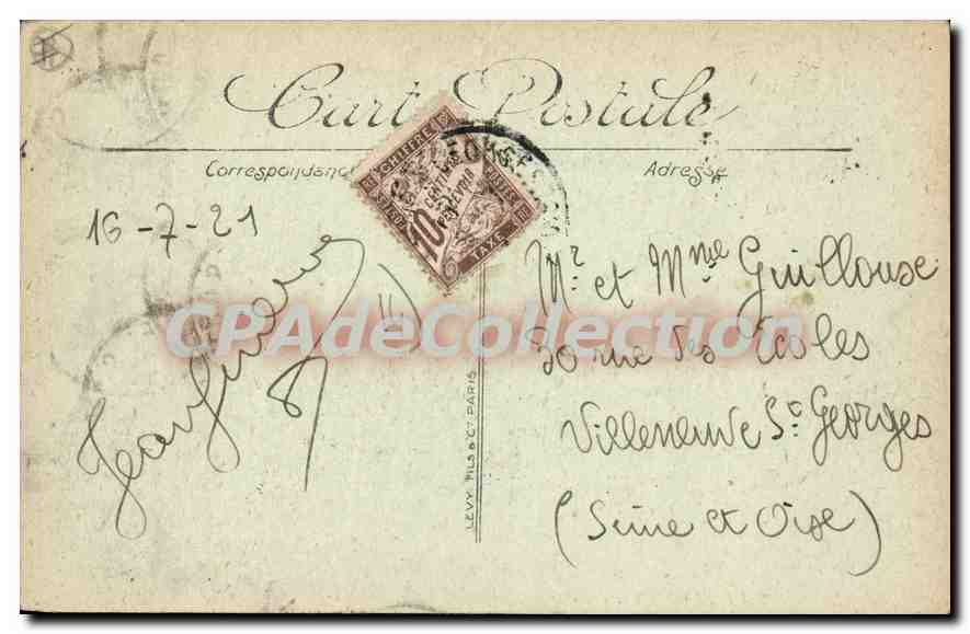 CPA Deauville Vue generale  — Rückseite