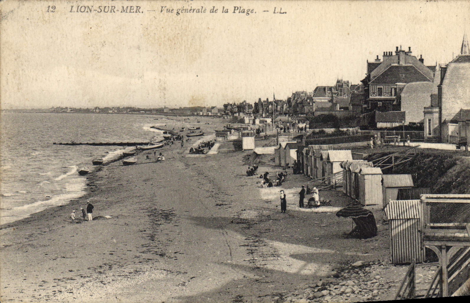 Lion-sur-Mer — Allgemeiner Blick auf den Strand — LL.