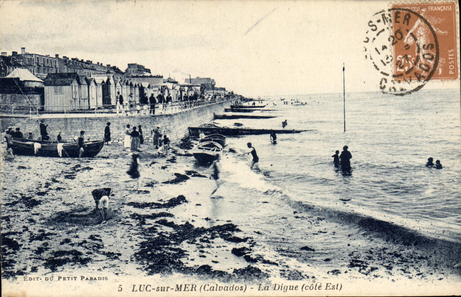 Luc-sur-Mer (Calvados) — La Digue (Ostseite) — Edit. du Petit Paradis n°5