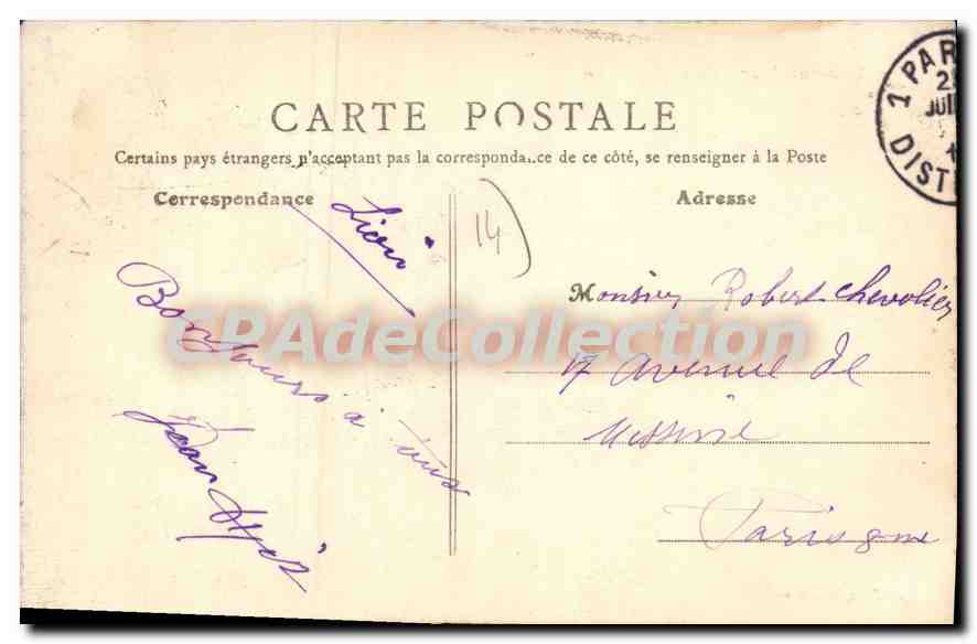 Luc-sur-Mer — In Kontemplation — Auf dem « Petit Paradis » — Rückseite