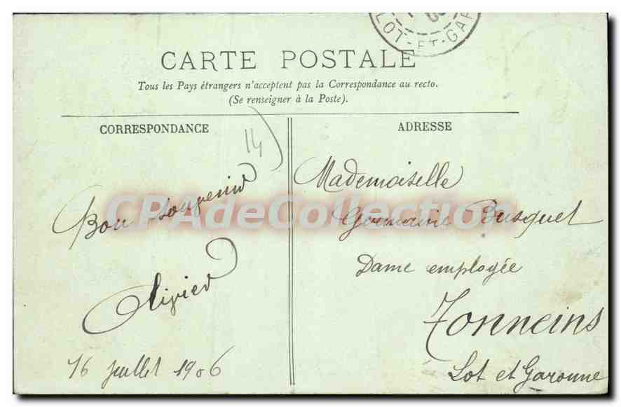 CAEN — Panorama pris de Saint-Pierre — LL. — n°75 — Verso