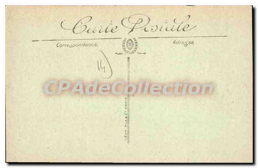 CPA Deauville Boulevard de la Mer  — Rückseite