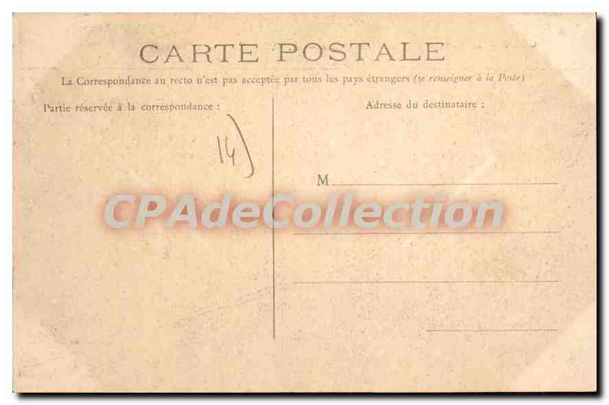 Caen — Le Lycée et l'Église Saint-Étienne — L. D. — Achterkant