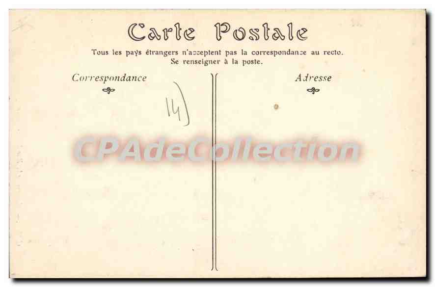 Caen — Häuser der Straße Saint-Pierre — ND Foto — Rückseite