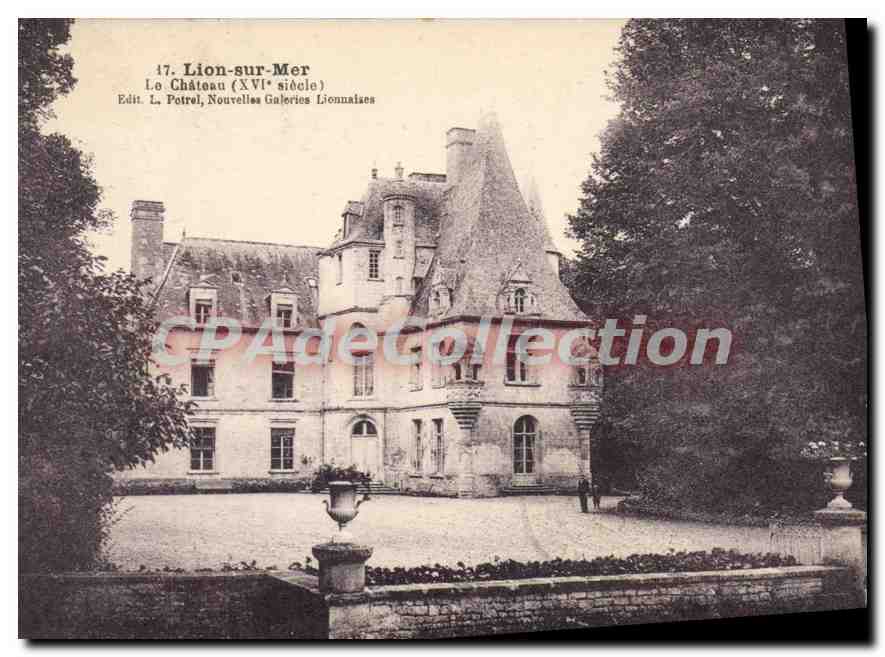 Lion-sur-Mer — Das Schloss (16. Jahrhundert) — Edit. L. Potrel, Neue Lyon Galerien