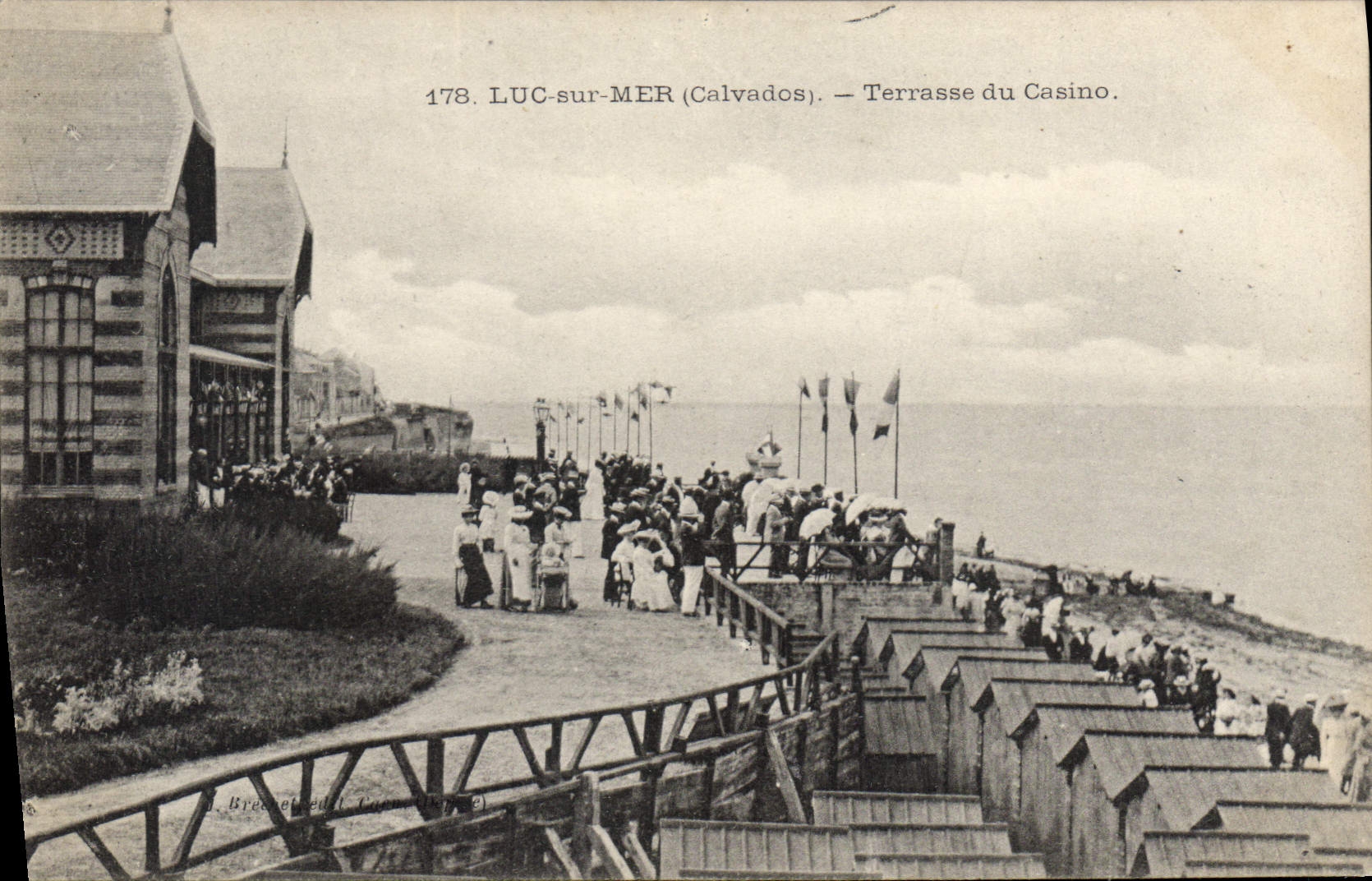 Luc-sur-Mer (Calvados) — Terrasse des Casinos — J. Brescet (Lamer, Frankreich) n°178