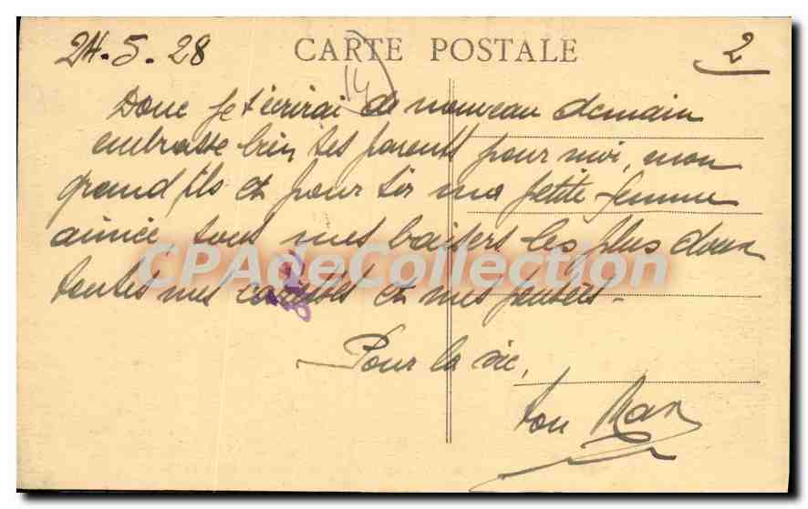 CAEN — Gedenkstein für die Toten des Ersten Weltkriegs 1914-1918 — Edit Livot - Caen — Rückseite