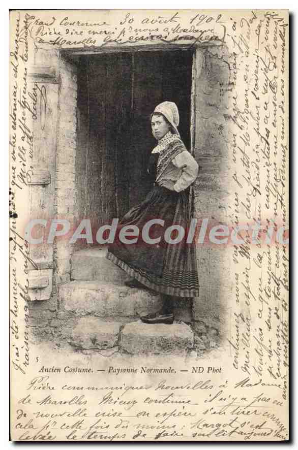 Paysanne Normande — Ancien Costume — ND Phot