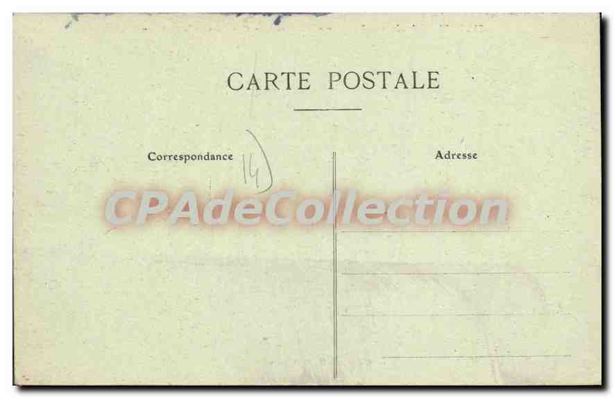 Caen (Calvados) — Panorama — Blick auf die Kasernen und den Schloss — Foto. Verlag P. Maillaut, Caen — Rückseite