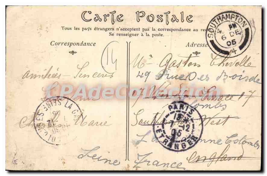 Trouville-sur-Mer — Le Quai Joinville — ND. Phot. — Rückseite