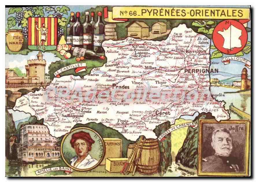 CPSM Pyrenees Orientales 
