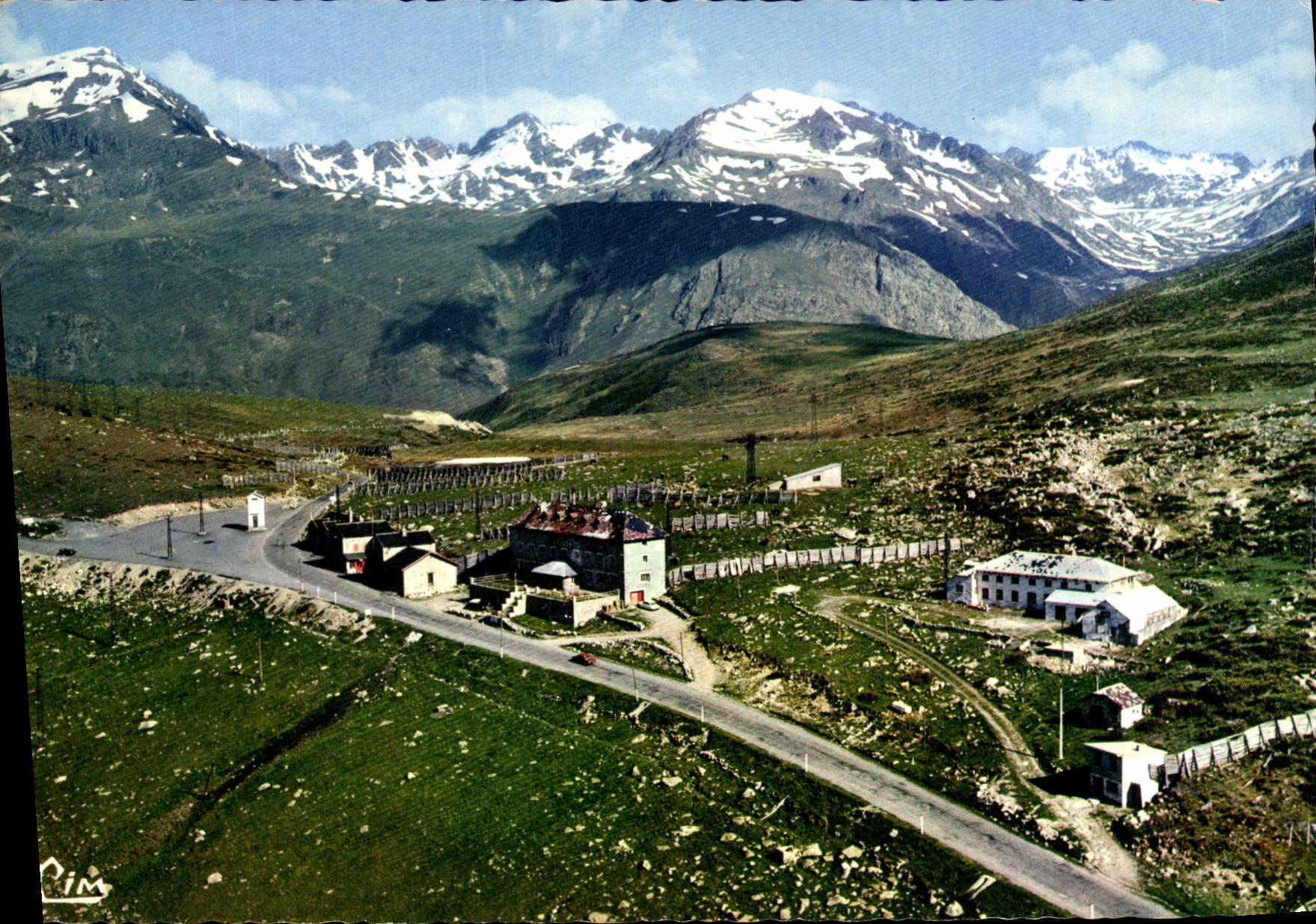 CPSM Col du Pymorens A CI Vue aerienne 