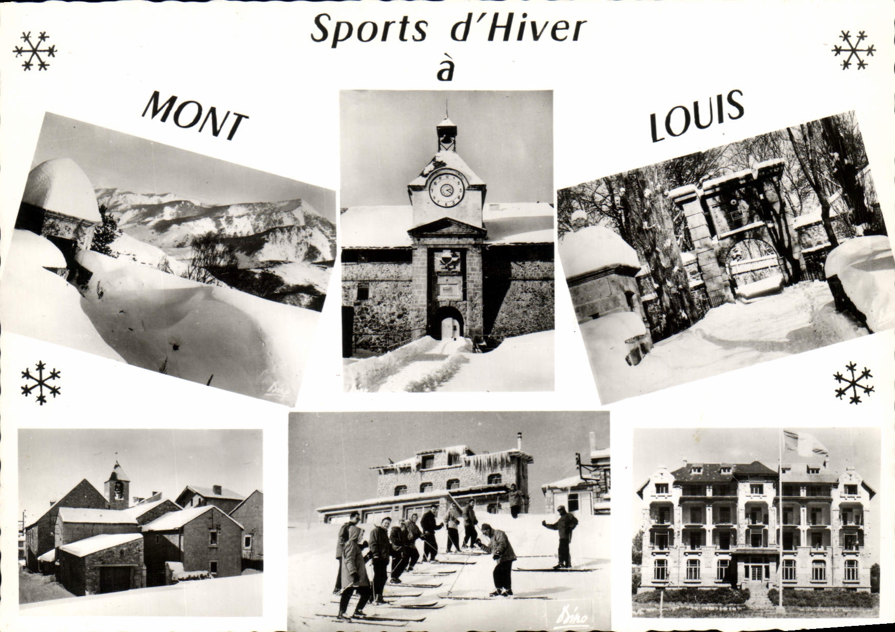 CPSM Sports d'Hiver Mont a Louis 