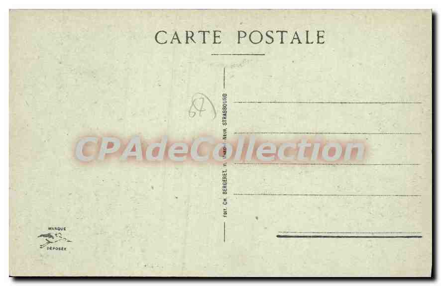 CPA Obernai Les Remparts  — Rückseite